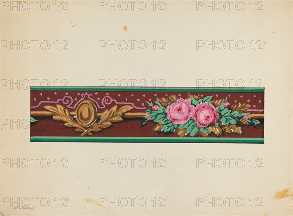 Wall Paper Border, c. 1937.