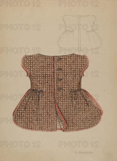 Girl's Pinafore, 1935/1942.