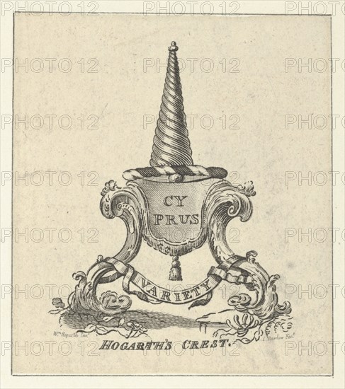 Hogarth's Crest, ca. 1790.