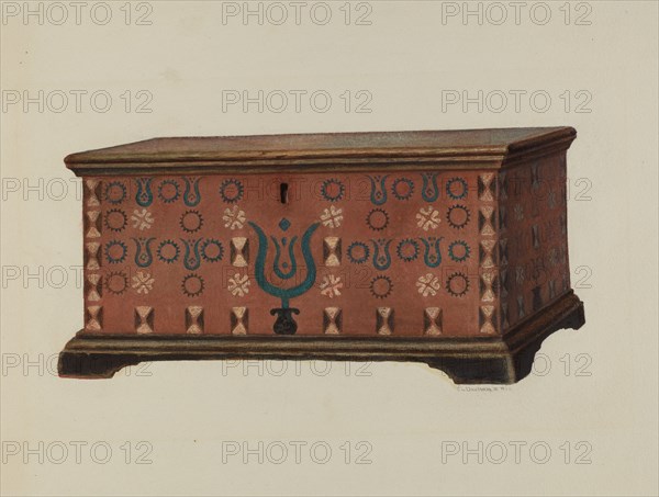 Pa. German Chest, c. 1938.