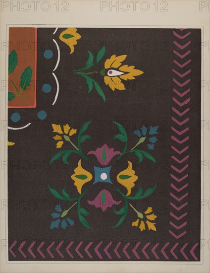 Stencilled Floor, c. 1938.