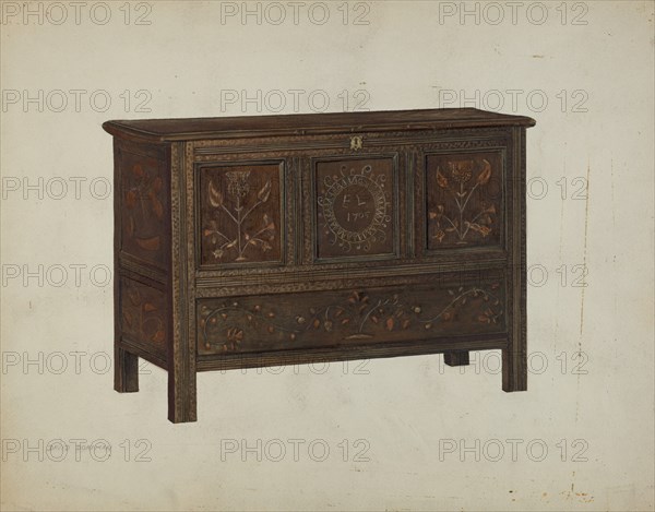 Pa. German Chest, c. 1940.