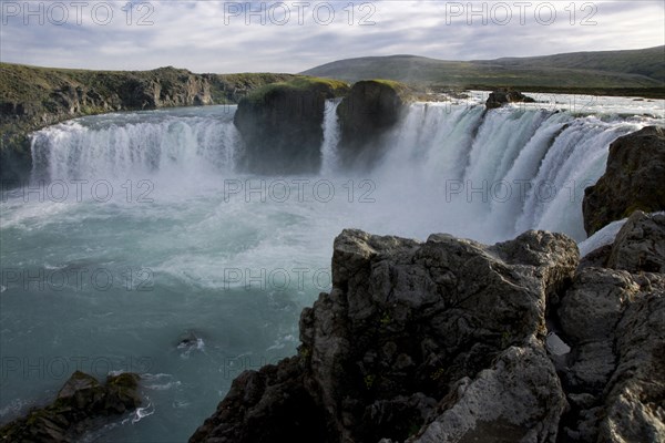 Godafoss Falls, Iceland.