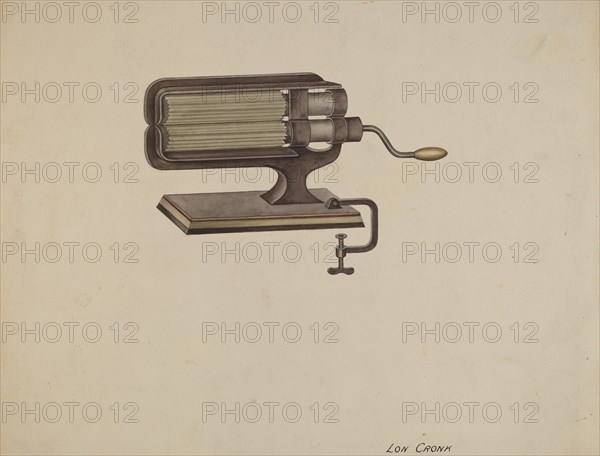 Fluting Iron, 1935/1942.