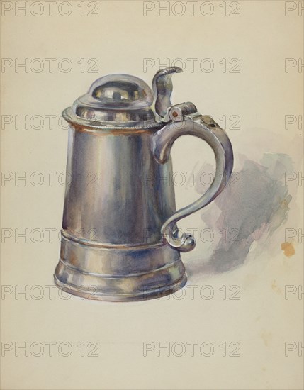 Pewter Tankard, c. 1936.