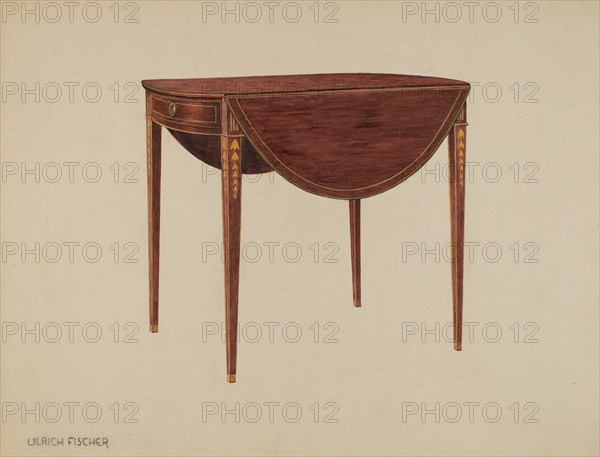 Pembroke Table, c. 1937.