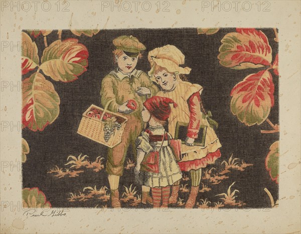 Printed Cotton, c. 1940.