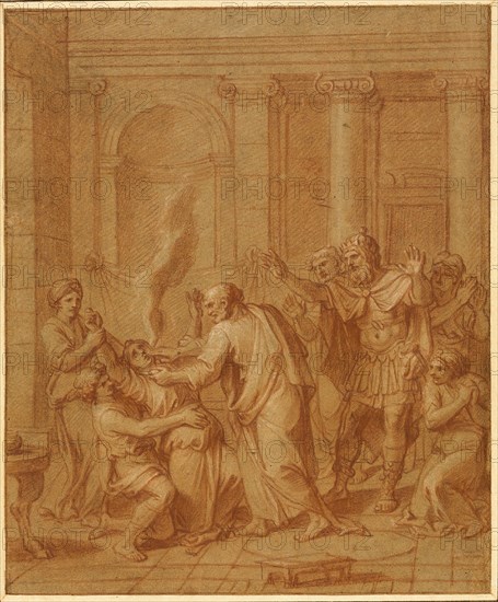 Death of Sapphira, n.d. Creator: Francois Verdier.