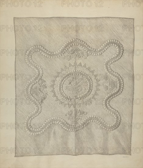 Stuffed Quilt, c. 1939.