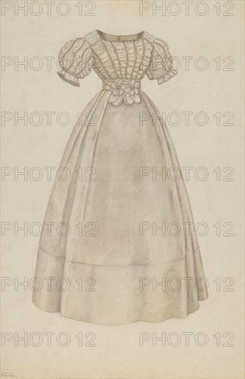 Wedding Dress, c. 1938.