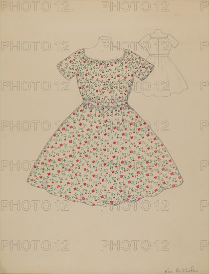 Child's Dress, c. 1936.