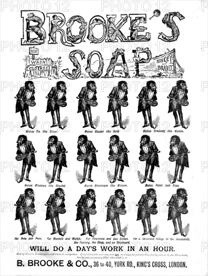 '' Brook's Soap', 1890.