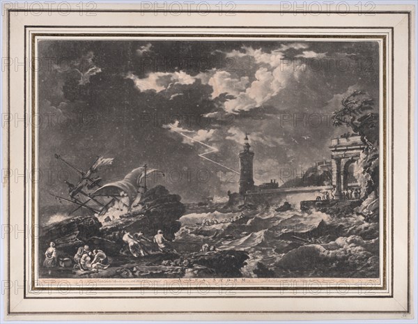 A Sea Storm, ca. 1750.