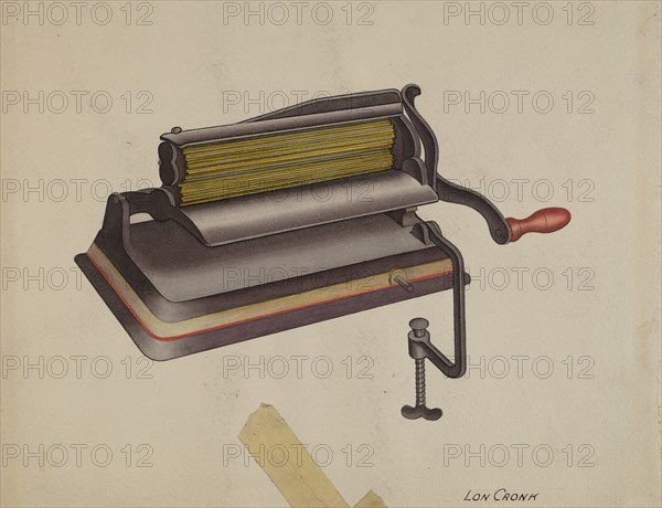 Fluting Iron, c. 1941.