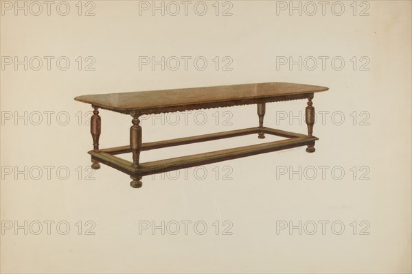 Refectory Table, 1938.