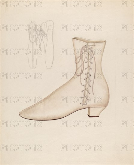 Woman's Shoe, c. 1937.
