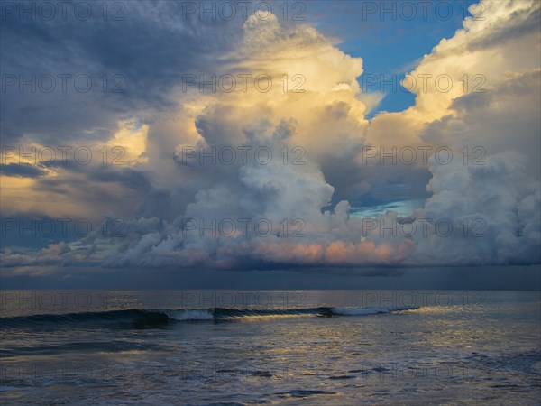 Thunderheads At Dusk.