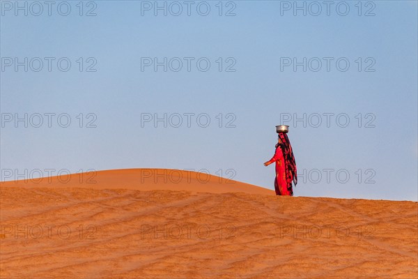 Woman in the Desert.