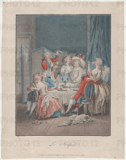 The Supper, 1787-93.