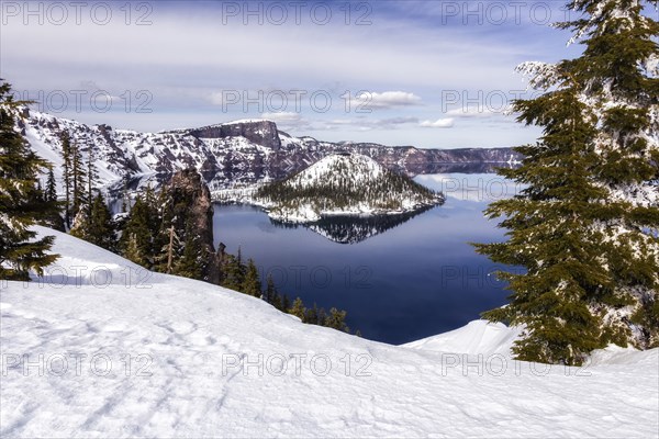 Crater Lake Winter.