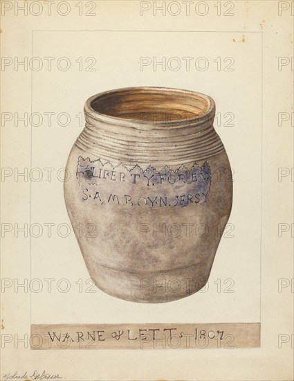 Small Pot, c. 1953.