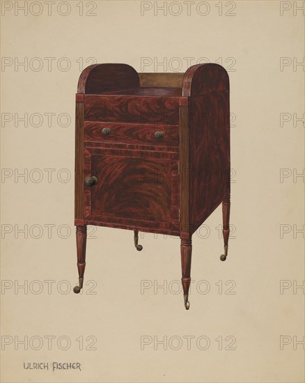 Washstand, c. 1937.