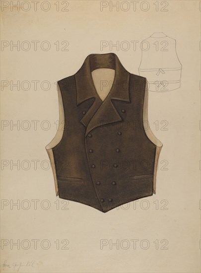 Waistcoat, c. 1937.