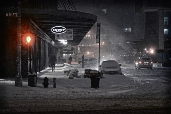 Snowny Night, NYC.