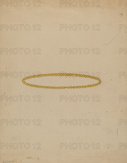 Necklace, c. 1937.