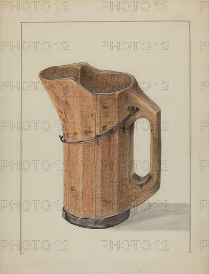 Pitcher, c. 1936.