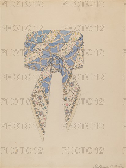 Cravat, c. 1937.