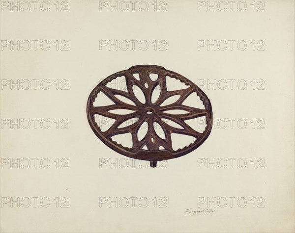 Trivet, c. 1942.