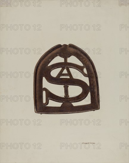 Trivet, c. 1941.