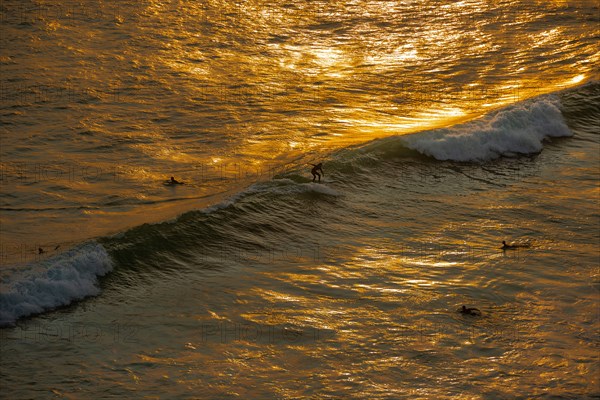 Sunset Surfing.