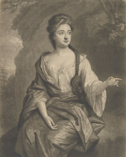 Isabella, Duchess of Grafton, 1692. Creator: John Smith.