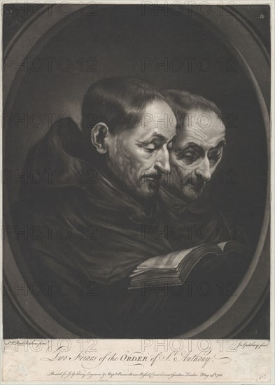 Two Friars of the Order of Saint Anthony, 1766. Creator: Jonathan Spilsbury.