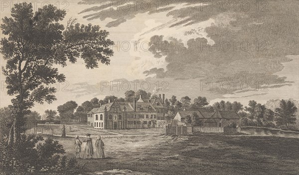 The Ancient Episcopal Palace of Bromley, belonging to the See of Rochester, 1777-1790. Creator: John Bayly.