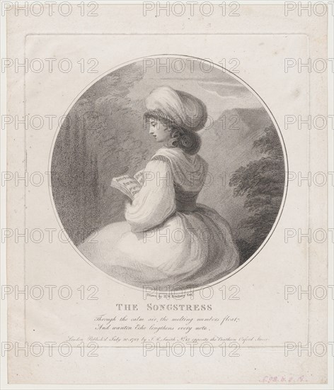 The Songstress, 1782. Creator: John Raphael Smith.