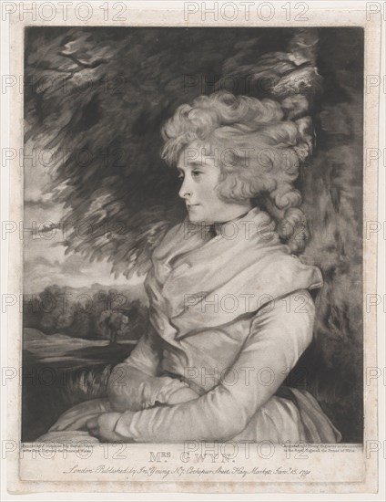 Mrs. Gwyn, January 15, 1791. Creator: John Young.