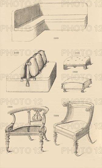 An Encyclopedia of Cottage, Farm and Villa Architecture and Furniture, 1835., Creator: John Claudius Loudon.