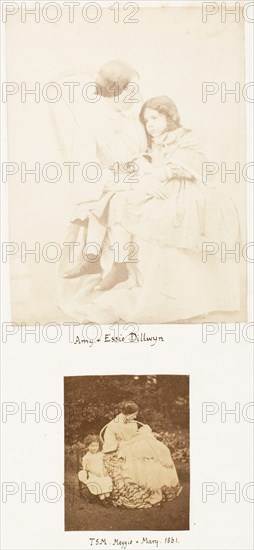 Amy & Essie Dillwyn; TSM Meggie & Mary, 1861. Creator: John Dillwyn Llewelyn.