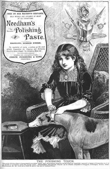 'Needham's Polishing Paste', 1886.  Creator: Unknown.