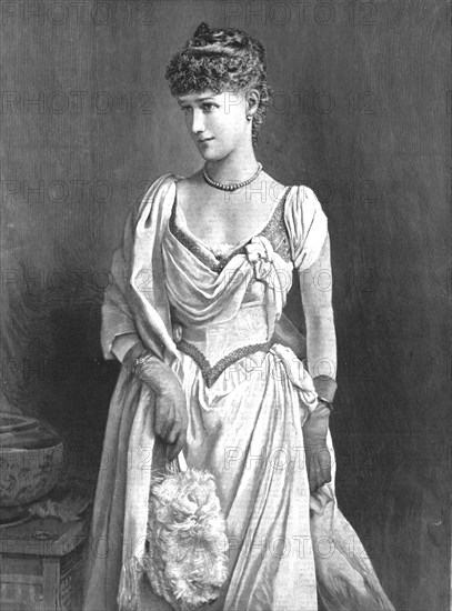 ''Her Excellency The Countess of Zetland', 1890. Creator: Unknown.