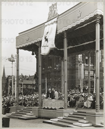 Opening of the Queensway Tunnel, Liverpool, 1934. Creator: Stewart Bale Limited.