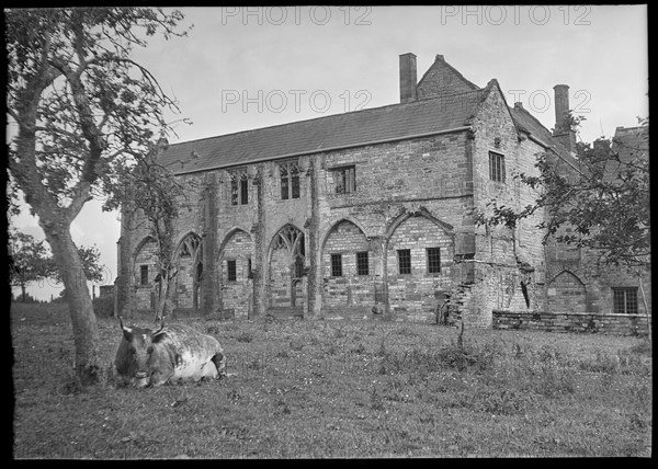 Muchelney Abbey, Abbot's House, Muchelney, South Somerset, Somerset, 1939. Creator: Marjory L Wight.