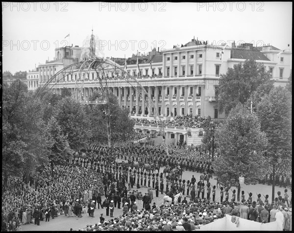 Coronation of Queen Elizabeth II, The Mall, City of Westminster, London, 1953. Creator: Ministry of Works.