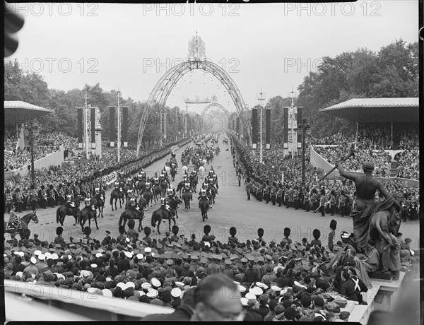 Coronation of Queen Elizabeth II, Buckingham Palace, The Mall, City of Westminster, London, 1953. Creator: Ministry of Works.