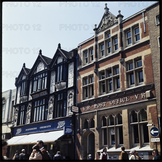 Boots, Cornhill, Bury St Edmunds, West Suffolk, Suffolk, 1970s-1980s. Creator: Nicholas Anthony John Philpot.