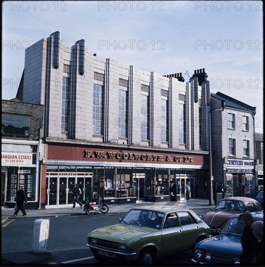 FW Woolworth and Co Ltd, 612-614 Lea Bridge Road, Leyton, Waltham Forest, London, 1970s Creator: Nicholas Anthony John Philpot.