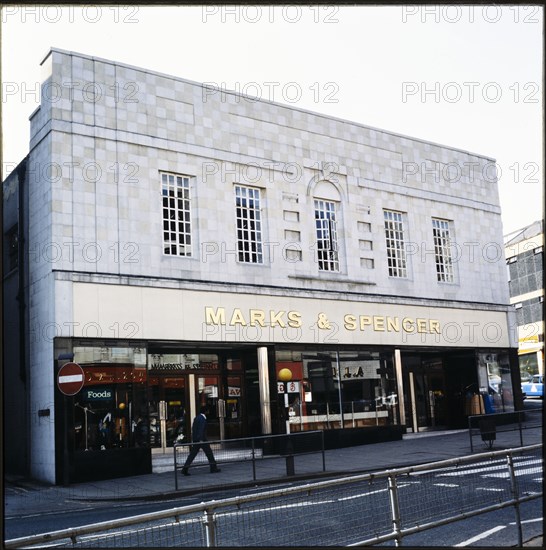 Marks and Spencer, 2-12 Market Place, Dewsbury, Kirklees, 1970s-1990s. Creator: Nicholas Anthony John Philpot.